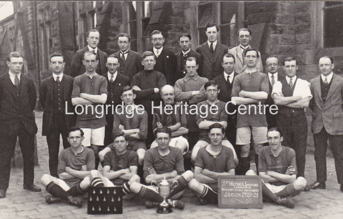 154C - St Wilrfid's Football Team - Champions 1920 - 21 - 1921